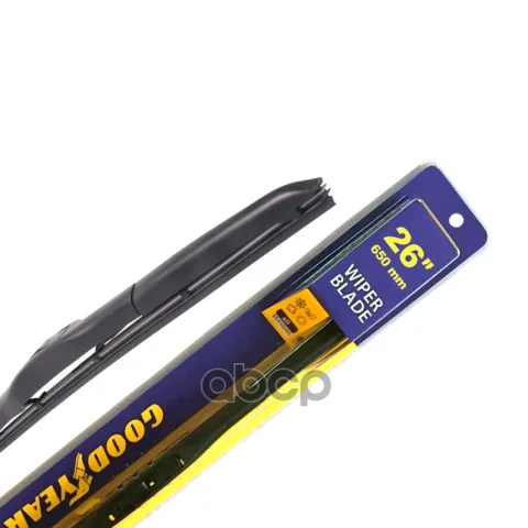 Гибридная щетка стеклоочистителя Goodyear HYBRID 26"/65 cm всесезонная, GY000526