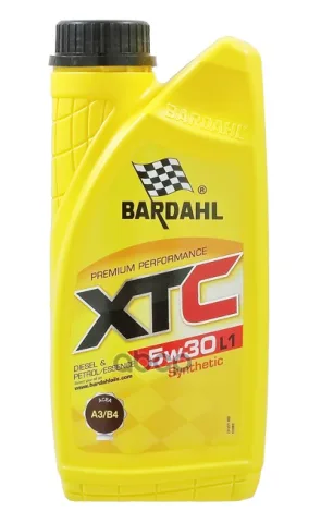 Масло моторное Bardahl XTC L1 5W30 A3/B4 синтетика (1л)