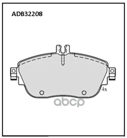 Колодки тормозные передние Mercedes-Benz A-Class (W176) 12-18  B-Class (W246  W242) 11-18  GLA-Class