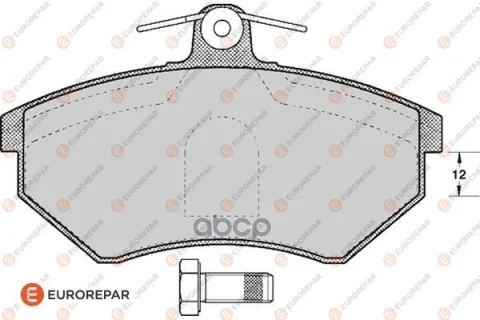 Колодки тормозные VAG G3 2.0/1.9D/PASSAT 2.0 92-97 передн.