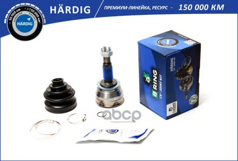 Шрус HYUNDAI Elantra (88-)  Lantra (88-) (наруж. MT) [25/23] (HBOC1813) B-RING HARDIG