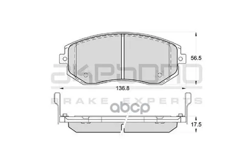 Колодки тормозные дисковые передние SUBARU FORESTER 08 AN-771WK — фотография товара
