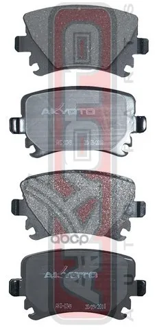 Колодки тормозные дисковые задние VOLKSWAGEN VW TIGUAN 2007->  TOURAN 2003->  PASSAT 2005->  GOLF IV