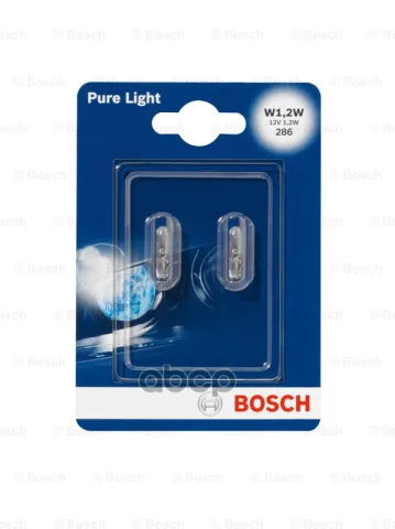 Лампа W1,2W 12V 1,2W Pure light (упаковка 2 шт)
