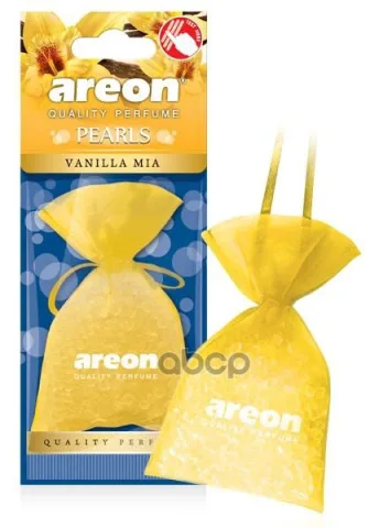 Ароматизатор AREON мешочек PEARLS Vanilla Mia ЧЗ ОСУ