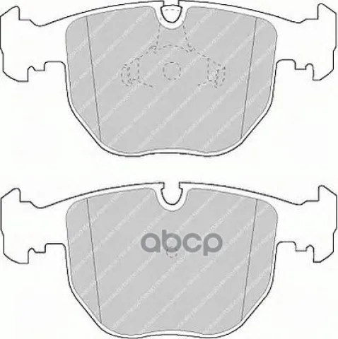 Колодки BMW 535,540 E39/740 E38/X5 WVA21642/21486