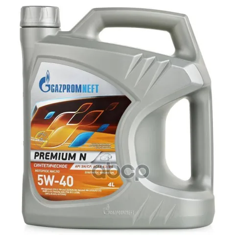Масло моторное Gazpromneft Premium N 5W40 синтетика (4 л)