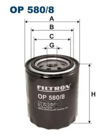 Filtron OP 580/8 Фильтр масляный