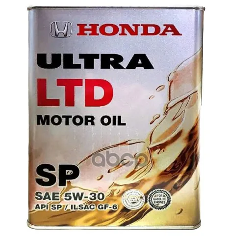 Моторное масло HONDA ULTRA MOTOR OIL LTD 5W30 SP (4л)