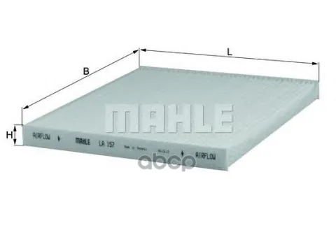 Фильтр салонный MAHLE LA157