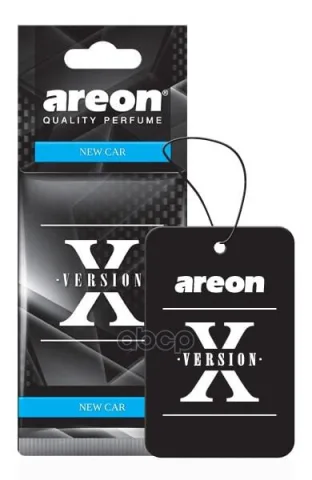 Ароматизатор "AREON REFRESHEMENT X-VERSION" бумажный " Новая машина"  AXV-005 (мин.упак.10шт)