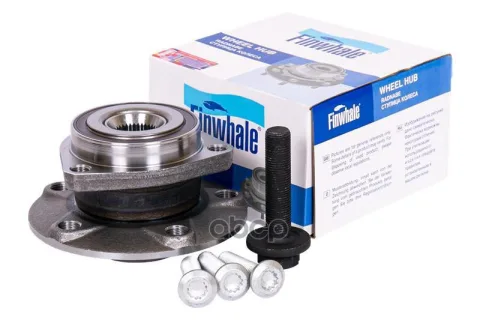 Finwhale/Подшипники иномарки Finwhale WH012 FINWHALE Ступица колеса в сборе передняя A3 (8P)(8V) / Q2 (GA) / Q3 (F3B): Karoq / Kodiaq / Oc