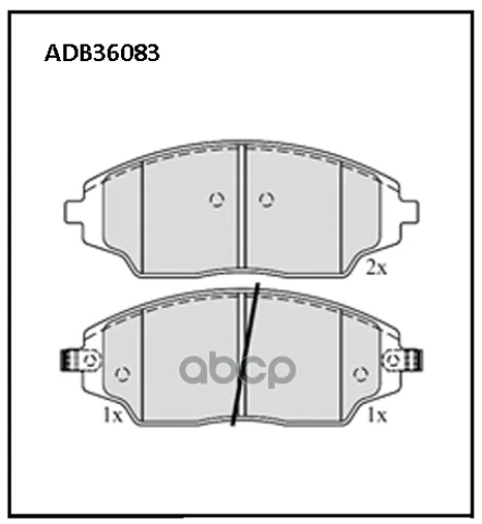Колодки тормозные передние Chevrolet Aveo 11-15 / Chevrolet Cobalt 13->