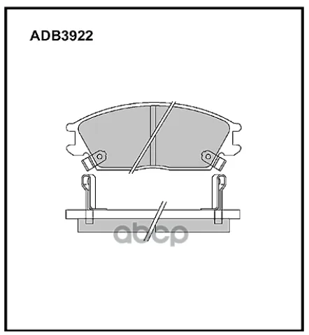 Колодки тормозные передние Hyundai Accent I 94-00  II 00-05  Getz 02-10  Elantra I  II