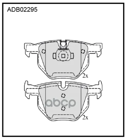 Колодки тормозные задние BMW 5 (E60) 01-10 / BMW 6 (E63) 03-10