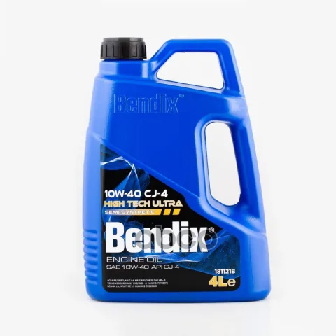 Масло моторное 4л.  полусинтетика BENDIX HIGH TECH ULTRA CJ-4 SAE 10W-40 ACEA E6/E9/E7 MB – Approval