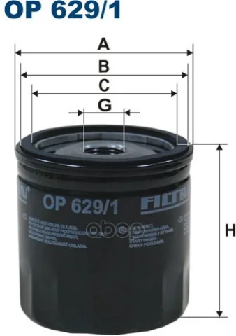 Filtron OP 629/1 Фильтр масляный