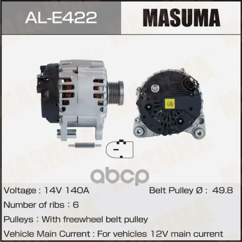 Генератор AUDI / CAXA, CNVA, CAVG, CTHG   (14V/140A)