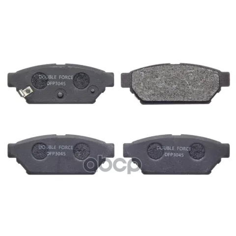 Колодки тормозные дисковые задние Double Force
