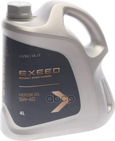 Exeed 5W-40 API SN/CF, ACEA A3/B4 (4л) EXEED5W404