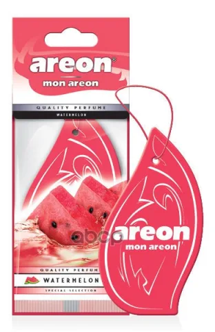 Ароматизатор AREON бумажный MON Watermelon(Арбуз)~ ЧЗ ОСУ — фотография товара