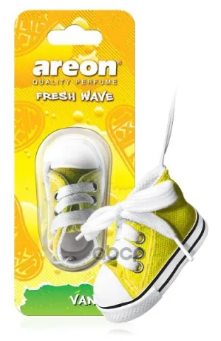 Ароматизатор "AREON FRESH WAVE" (кеды)  Ваниль KED-903 — фотография товара