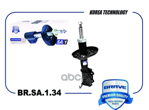 Амортизатор передний правый 13331987 BR.SA.1.34 Chevrolet Cruze 09-, Orlando, Opel Astra 10- газовый — фотография товара