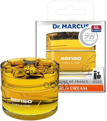 Ароматизатор Др.Маркус SENSO Deluxe в банке гелевый Citrus Dream ЧЗ ОСУ