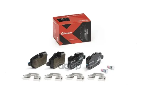 Колодки тормозные дисковые задн. серии Brembo Xtra BMW 1 (E81) 09/06-09/12 / BMW 1 (E87) 02/03-01/13