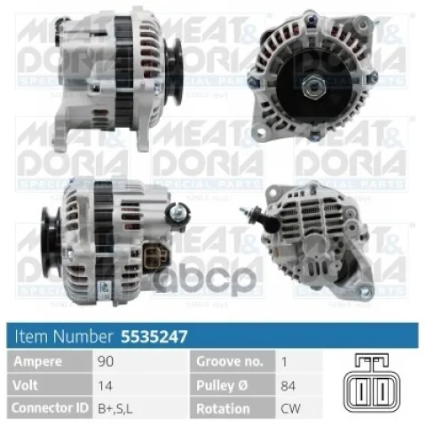 Генератор 14V 90A Nissan Almera II  X-Trail (T30) 2.2 dCi