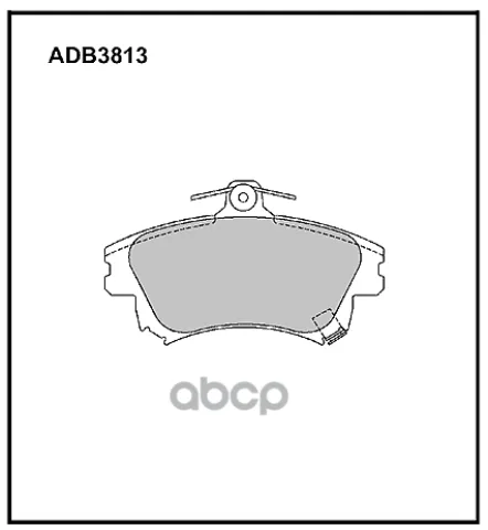 Колодки тормозные передние Volvo S40 I 95-03  V40 95-04 / Mitsubishi Carisma 95-06 / Smart Forfour 0