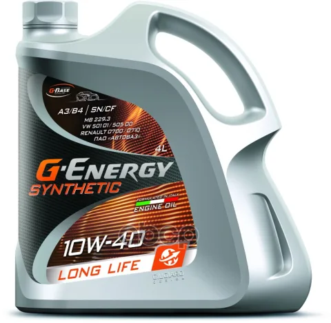 Масло G-Energy Synthetic Long Life 10W40 4л