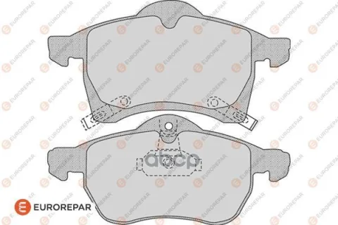 Колодки тормозные OPEL ASTRA G 1.8-2.2 16V/ZAFIRA A/B 1.6/1.8 передн.