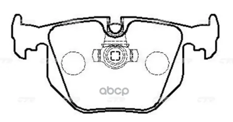Колодки тормозные дисковые BMW 3-series 1999 - 2007 / X3 2003 - 2011