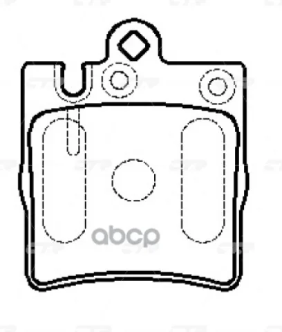 Колодки тормозные MERCEDES-BENZ C-ckass 2002 ~ 2008 / CLK 2005 ~ 2010 / SL 2006 ~ 2008