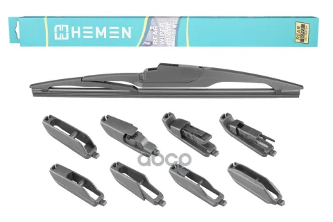 Щётка стеклоочистителя задняя HEMEN 300 мм + 8 адаптеров (HR30UP)