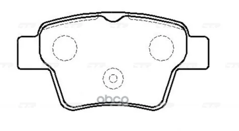 Колодки зад. citroen c4, peugeot 307 1.4-2.0/hdi 16v 04> — фотография товара