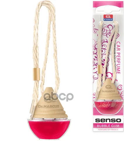 Ароматизатор подвес баночка (Dr.MARCUS) "Senso Wood" bubble gum