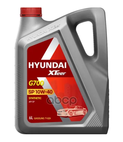Масло синтетическое моторное Gasoline G700 10W40 SN 6 л