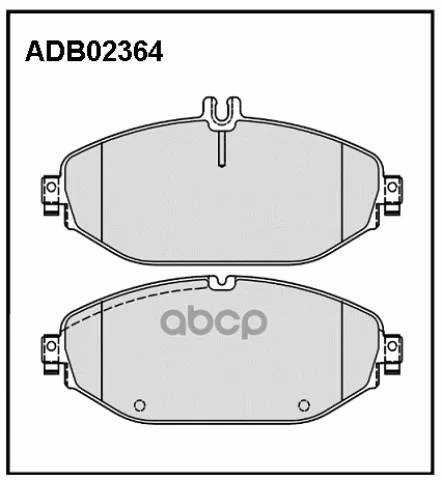 Колодки тормозные передние Mercedes-Benz C-Class (W205) 13-18 / E-Class (C238  S213) 16-18