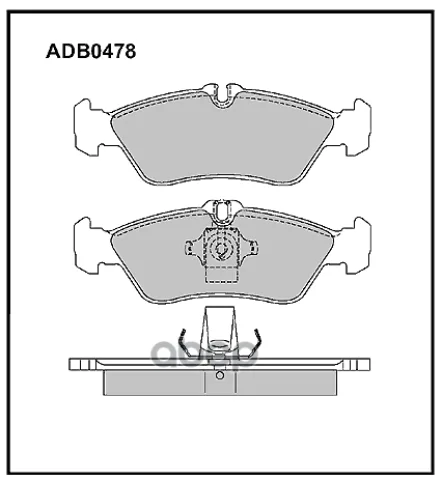 Колодки тормозные задние Mercedes-Benz G-Class (W463) 89-11  Sprinter / Audi A6 94-97