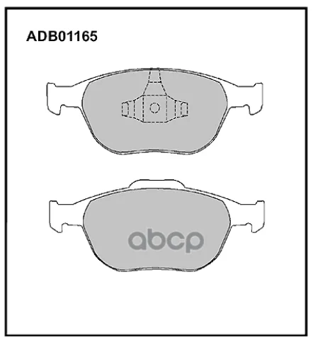 Колодки тормозные передние Ford Fiesta V 01-08 / Ford Focus I / Ford Transit Connect 02-13