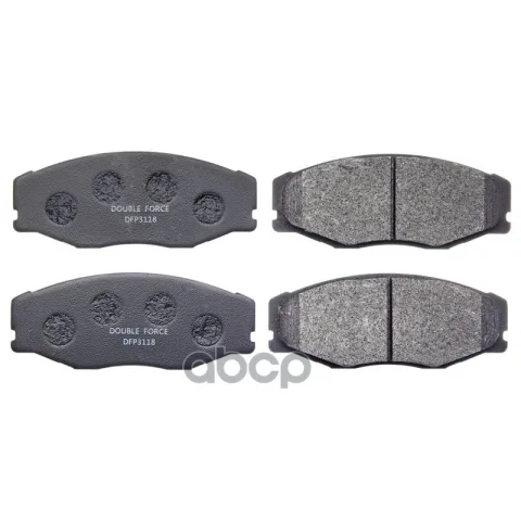 Колодки тормозные дисковые передние Double Force