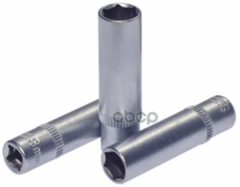Головка 12мм 1/4" 6-гранная удлиненная (АвтоДело)