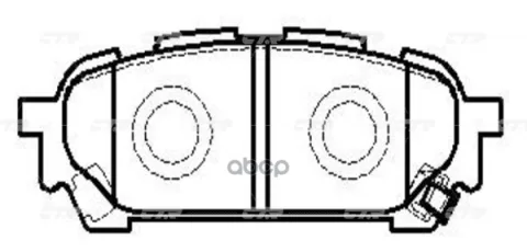 Колодки тормозные дисковые SUBARU Forester 2001 - 2008 / Impreza 2006 - 2008 — фотография товара