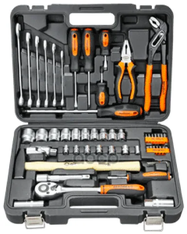 Набор инструментов  56 предметов 1/2", 1/4" (АвтоДело)