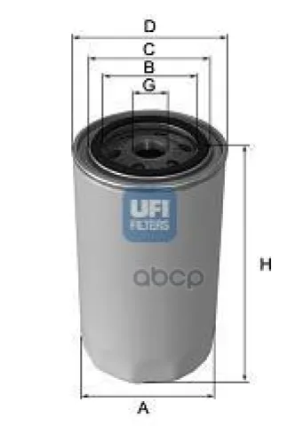 Фильтр UFI 23.497.00 Масляный spin-on