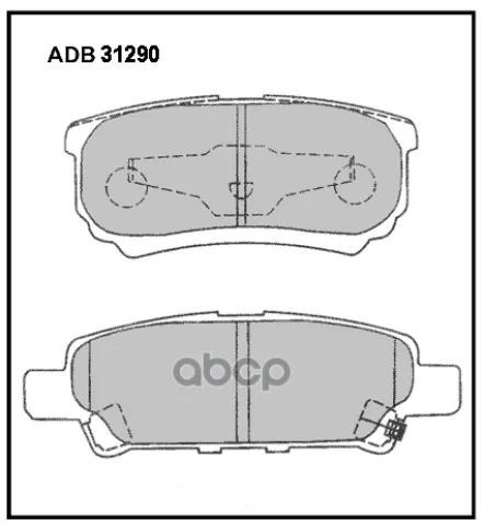 Колодки тормозные DODGE CHRYSLER JEEP MITSUBISHI SEBRING (JS) 0710, AIRTREK I (CUW) 0306