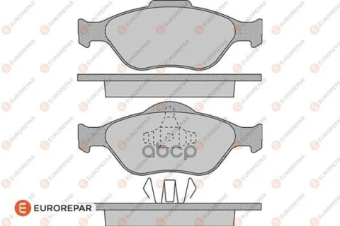Колодки тормозные FORD FIESTA 95>01/01>/FUSION 01> передн.