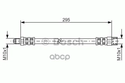 Шланг тормозной задний